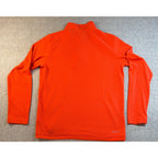 Jordan Team Dri-FIT Men M Orange Half Zip Pullover Jumpman Athletic Top