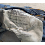 Levi’s 505 Jeans Mens 42x30 Blue Relaxed Straight Denim WaterLess Big Tall