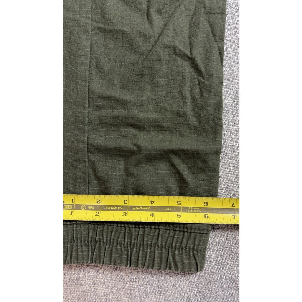 H&M Divided Cargo Jogger Pants Mens 30 Olive Green Ripstop Utility