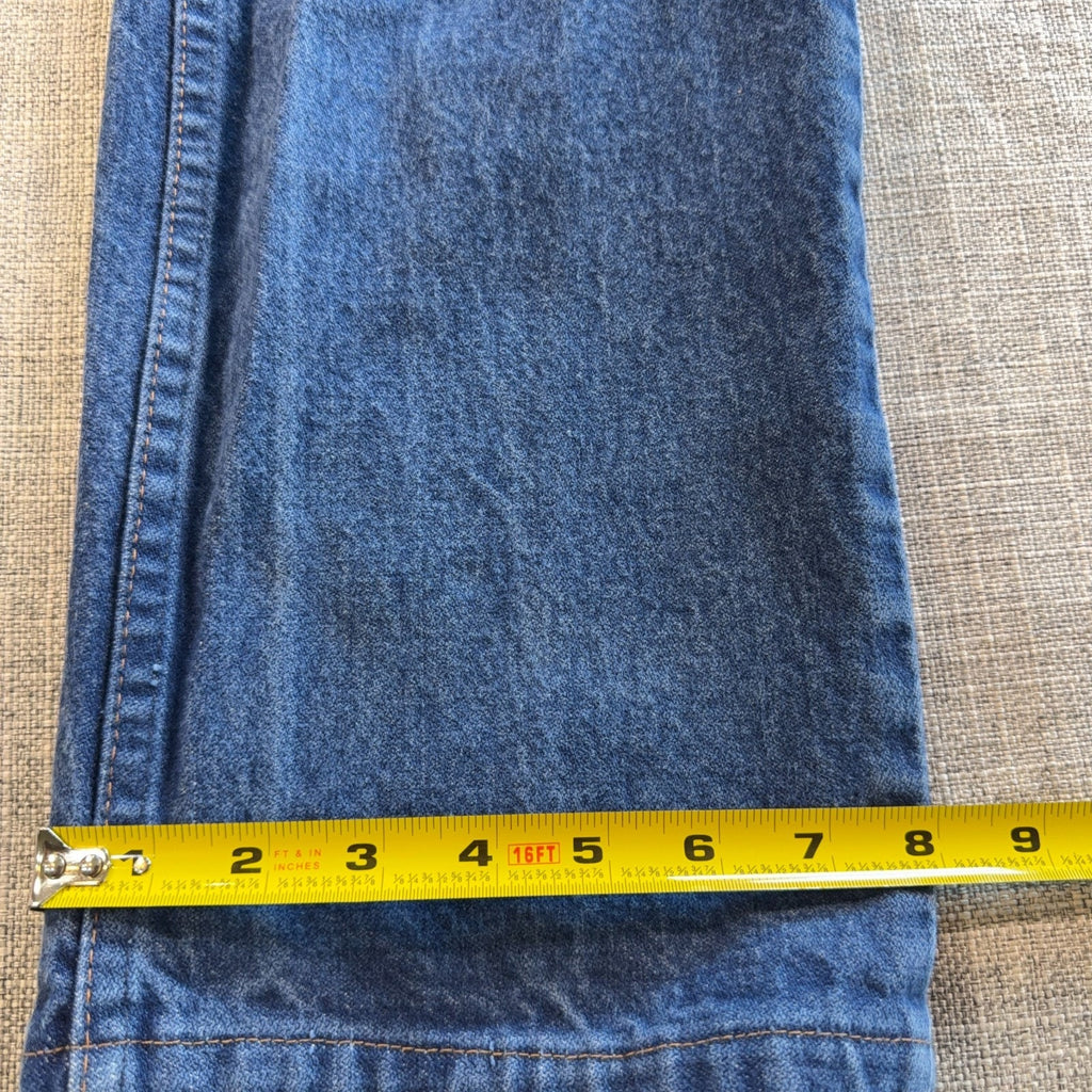 Wrangler 13MWZ Cowboy Cut Jeans Mens 33x36 Blue Denim Original Fit Western USA