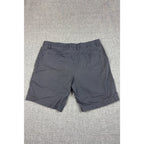 Banana Republic Mens Shorts Lot of 3 Charcoal Gray Linen Textured Blue 33W