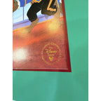 Disney Beauty & The Beast Enchanted Christmas Lithograph Disney Store Exclusive