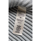 Athleta Women’s XS Ribbed Long Sleeve Top Light Blue Gray Stretch Fitted Tunic