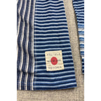 Billy Reid Made in Japan Indigo Patchwork Striped Long Sleeve Tee Men M