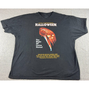 John Carpenter Halloween Movie Poster T Shirt 3XL Black Horror Michael Myers