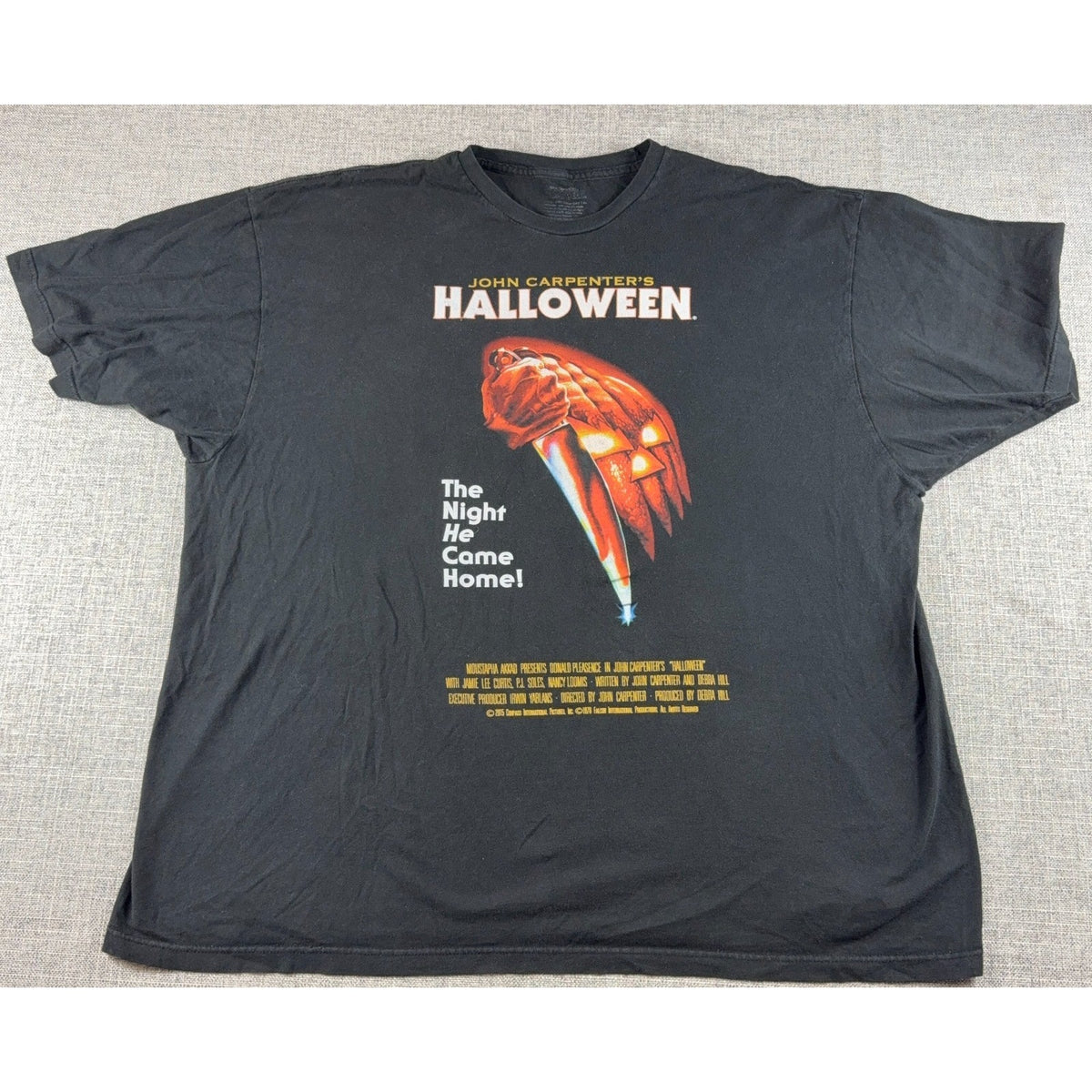 John Carpenter Halloween Movie Poster T Shirt 3XL Black Horror Michael Myers