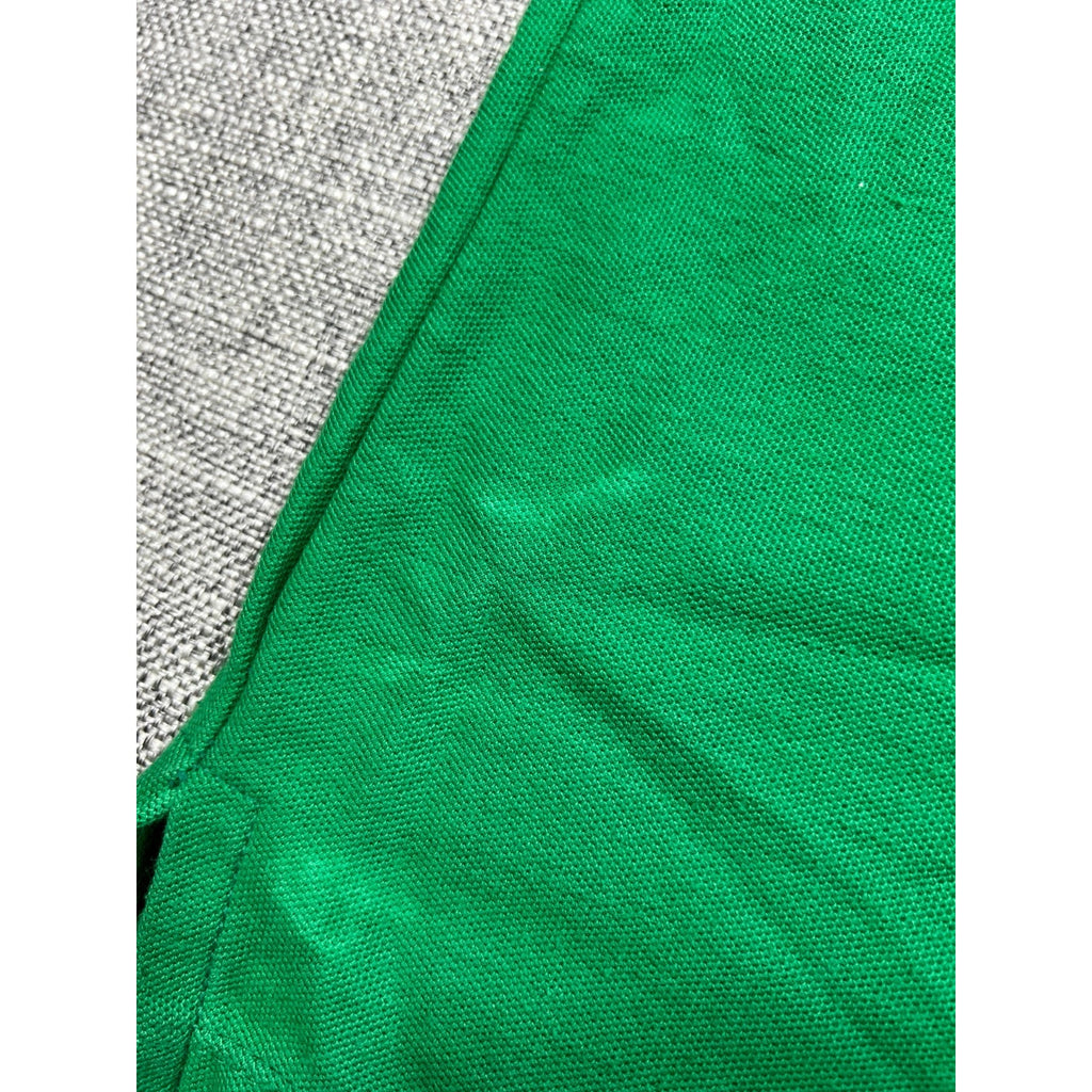 BOSS Hugo Boss Men's Green Colorblock Stripe Pique Polo Shirt 20in Chest