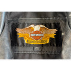 Vintage Harley-Davidson Leather Moto Jacket Women M Made USA American Legend