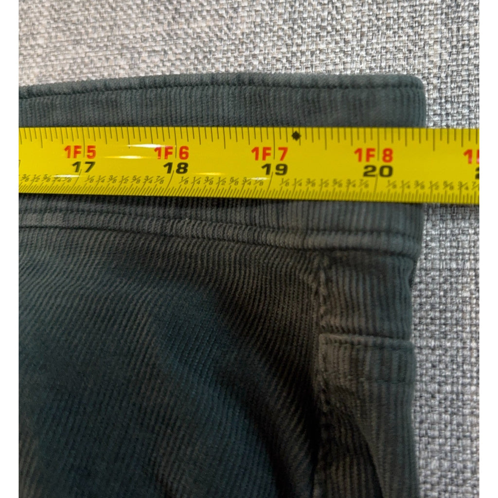 Lucky Brand 410 Athletic Slim Green Corduroy Pants Mens 40x32 5 Pocket