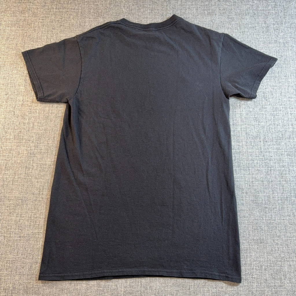 The Young & Wild Tokyo Japan T Shirt Mens S Black Mt Fuji Great Wave Graphic