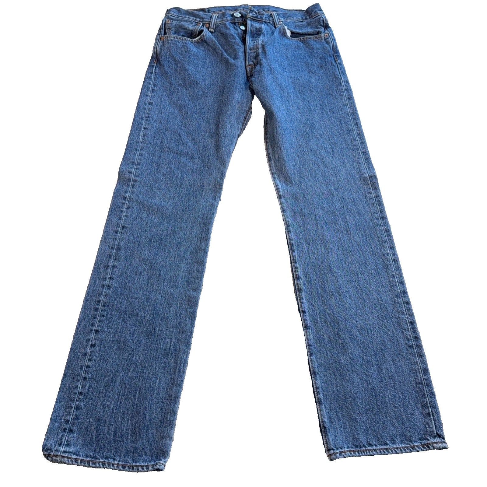 Levi’s 501 Jeans Mens 33x34 Tag 33x31 Actual Made in Mexico Button Fly Denim