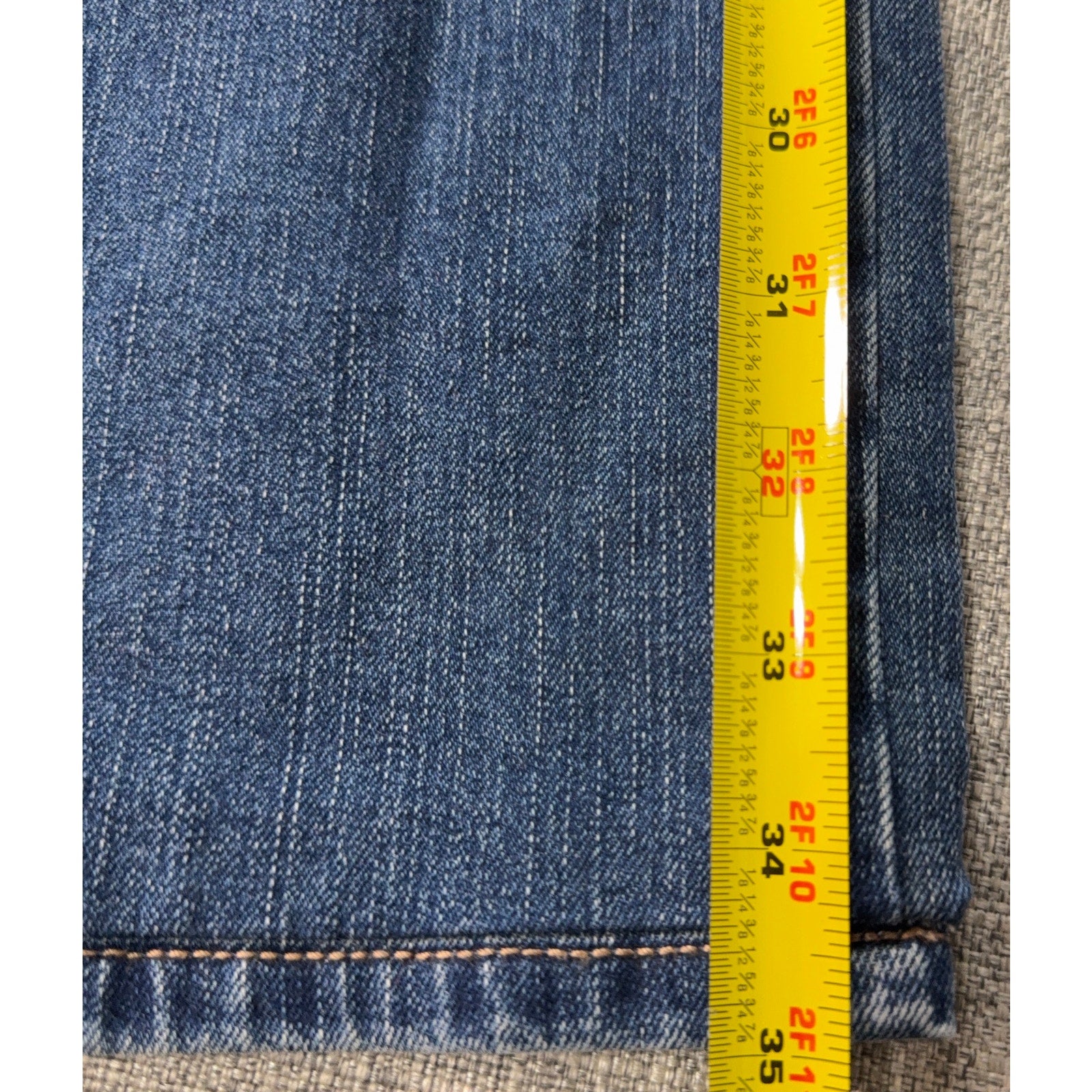 Blue Mountain Women’s Size 16 Cropped Straight Leg Stretch Jeans