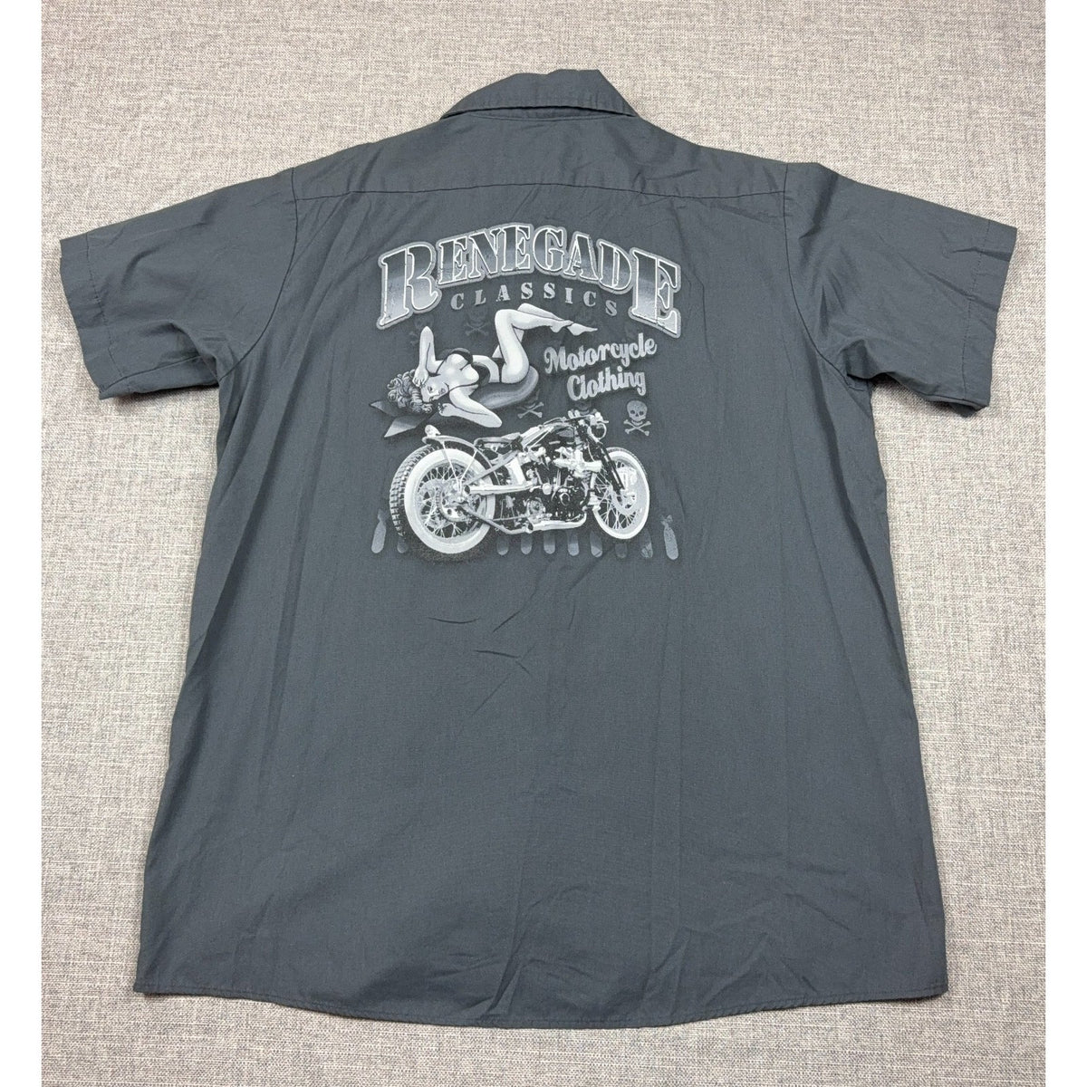 Dickies Renegade Classics Houston Pin-Up Work Shirt — Men’s XL