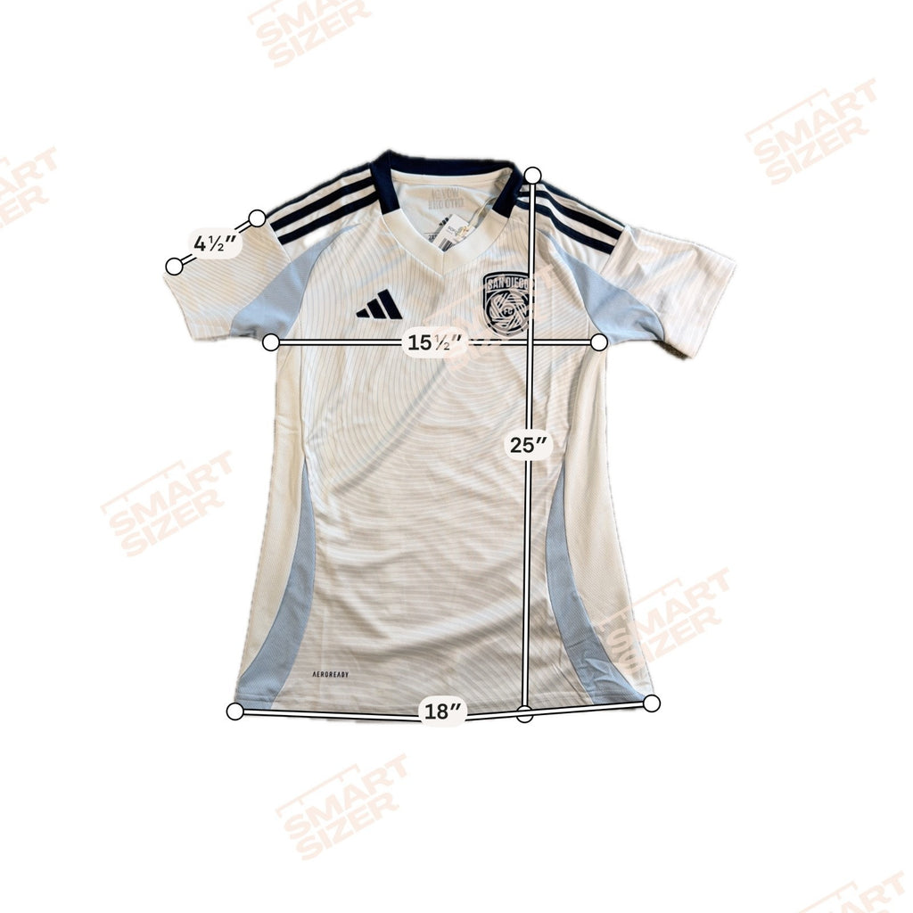 NWT Adidas San Diego FC 2025 Jersey Womens 2XS MLS Inaugural Woven Into One SDFC