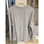 Tommy Bahama Mens XL Gray Long Sleeve Thermal Knit Shirt Marlin Logo Lightweight