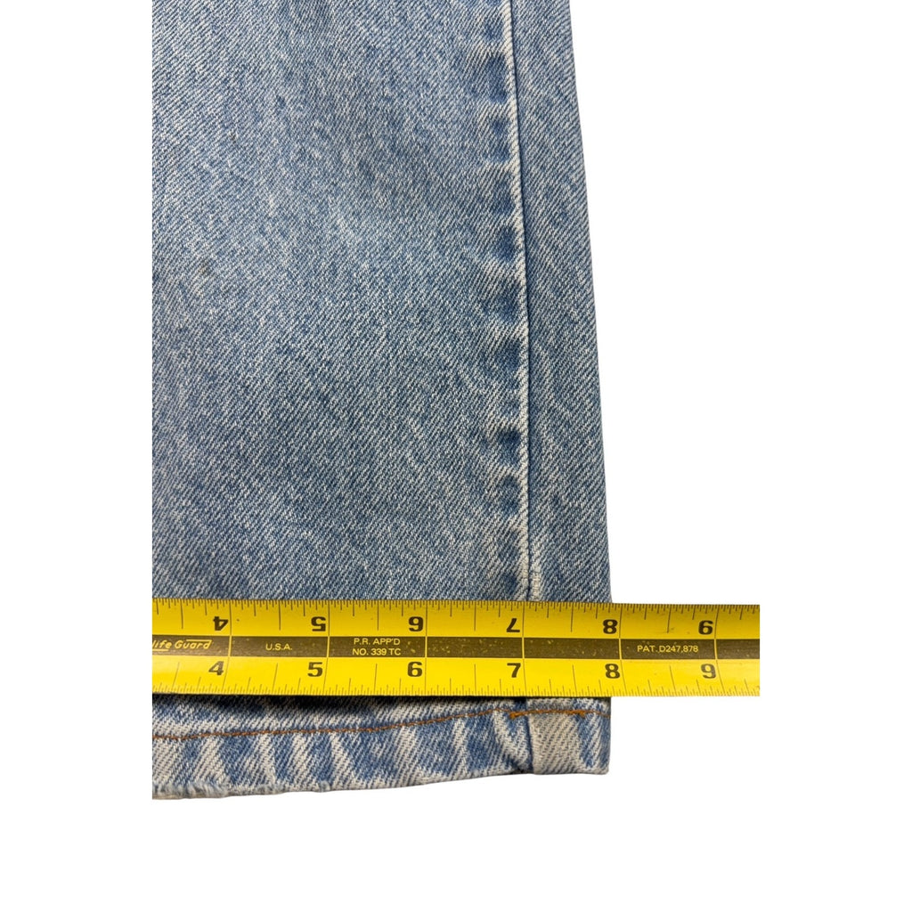 Vintage Duck Head Jeans 33x31.5 Light Wash High Rise Straight Leg Denim