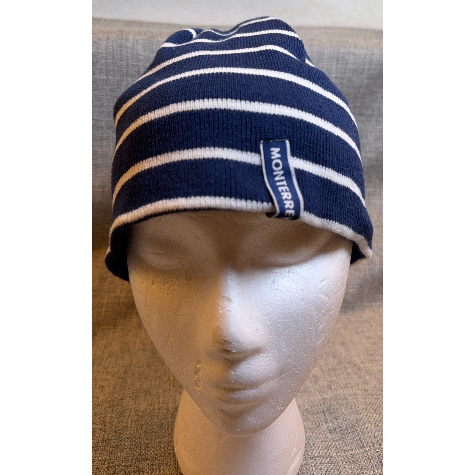 CF Monterrey Rayados Reversible Beanie NWT FMF Liga MX Soccer Knit Hat Blue