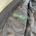 Bernhard Altmann Blazer Mens 42R Charcoal Gray Pinstripe Wool Blend Suit Jacket