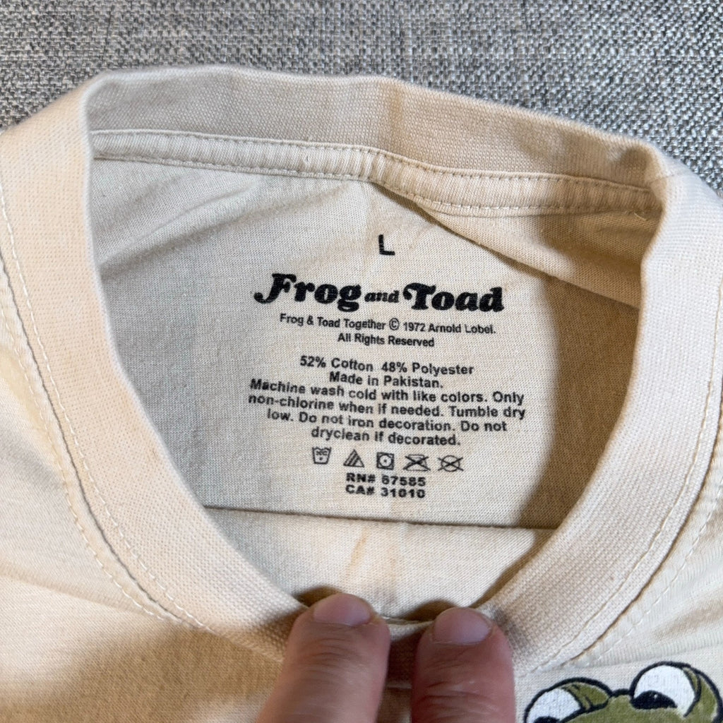 Frog and Toad Together T Shirt Mens Large "We Must Stop Eating" Arnold Lobel