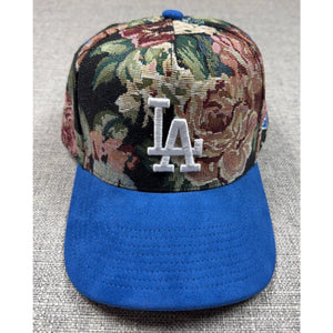 Mitchell & Ness LA Dodgers Floral Tapestry Snapback Hat 60th Patch