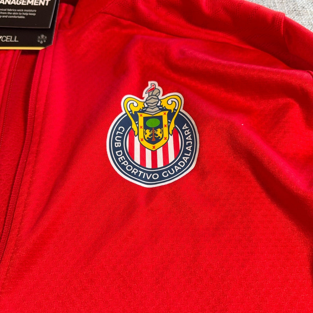Puma Chivas Guadalajara Jacket Men Large Red Full Zip dryCELL Soccer NWT 776979