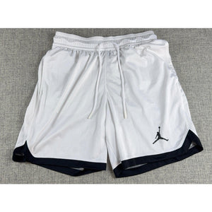 Nike Jordan Dri-FIT Mesh Basketball Shorts Men Small White Black Jumpman