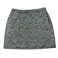 Banana Republic Skirt Womens 8 Black Silver Metallic Jacquard Mini Lined