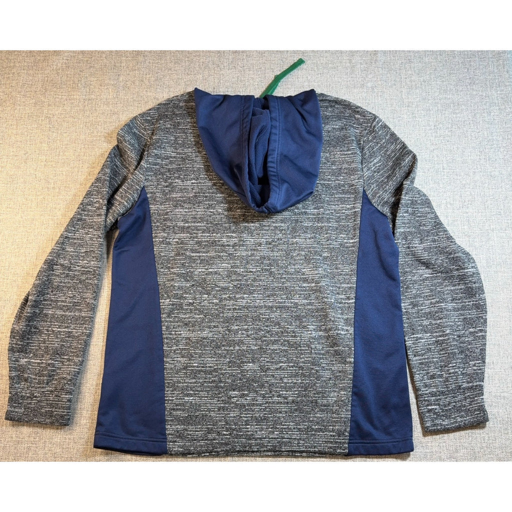 Notre Dame Fighting Irish Hoodie Men L Fanatics Gray Navy Pullover