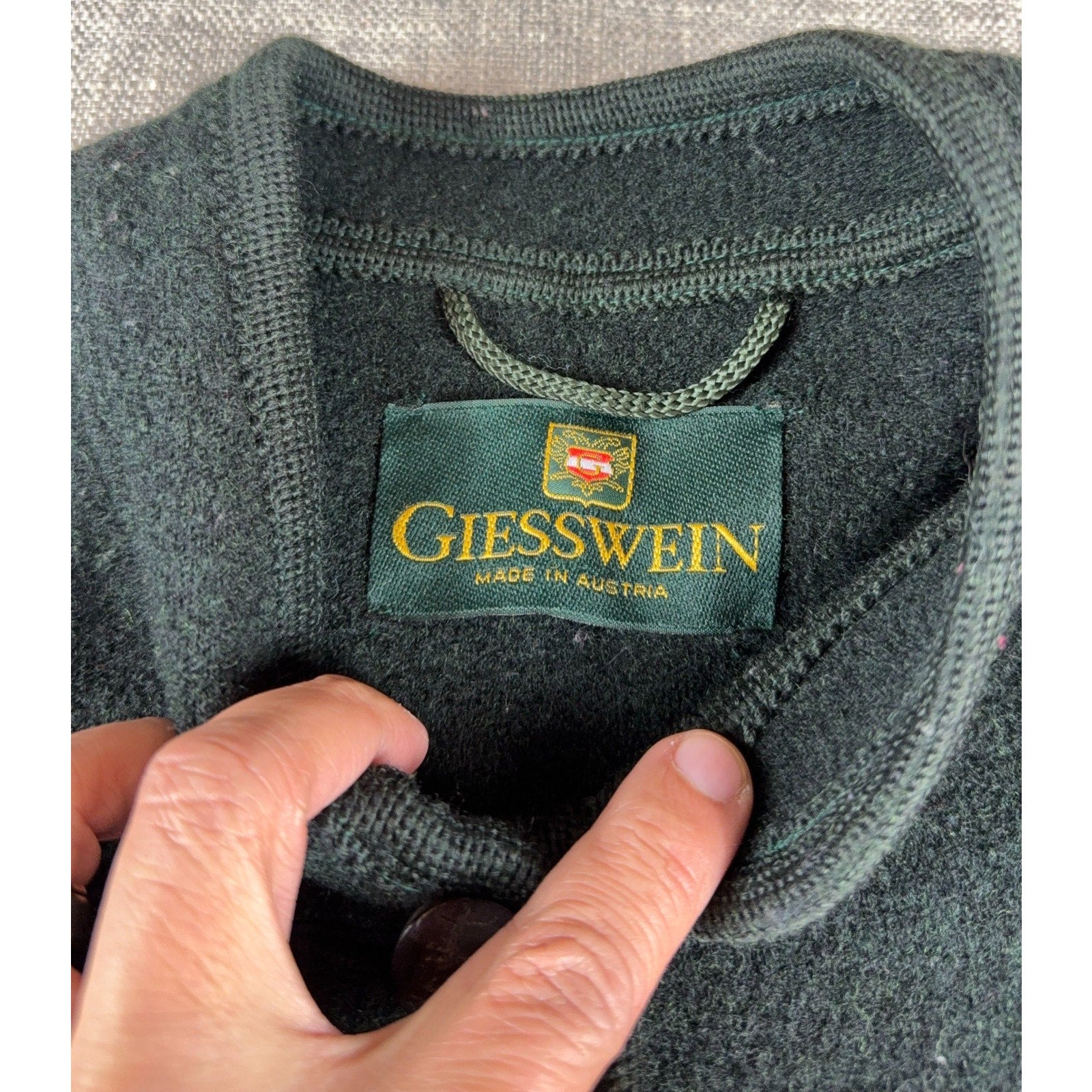 Giesswein Austria Boiled Wool Jacket Women 40 Pheasant Hunting Trachten Vintage
