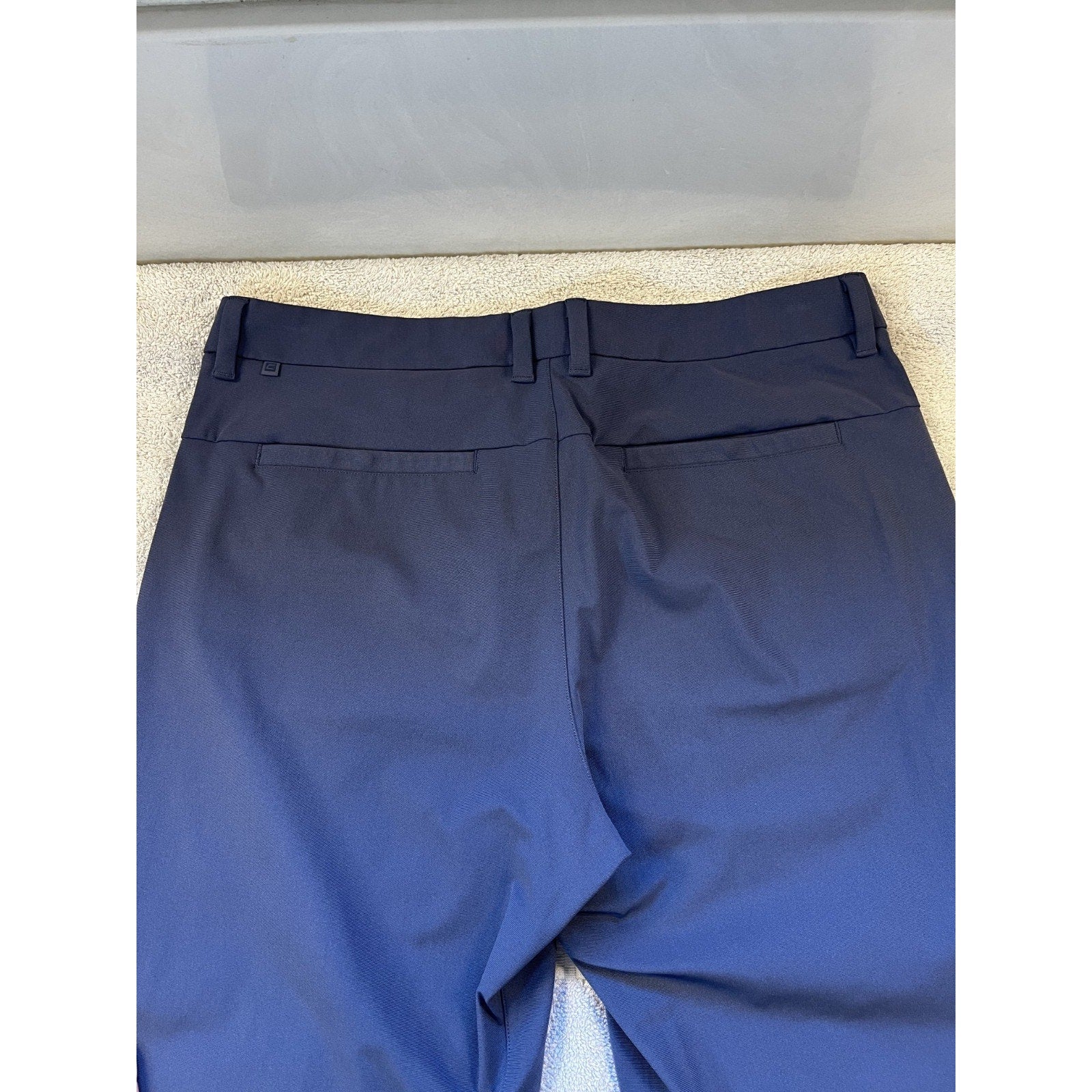 CRZ YOGA Men’s Golf Pants 33W Navy Stretch Performance Athletic Casual Pants