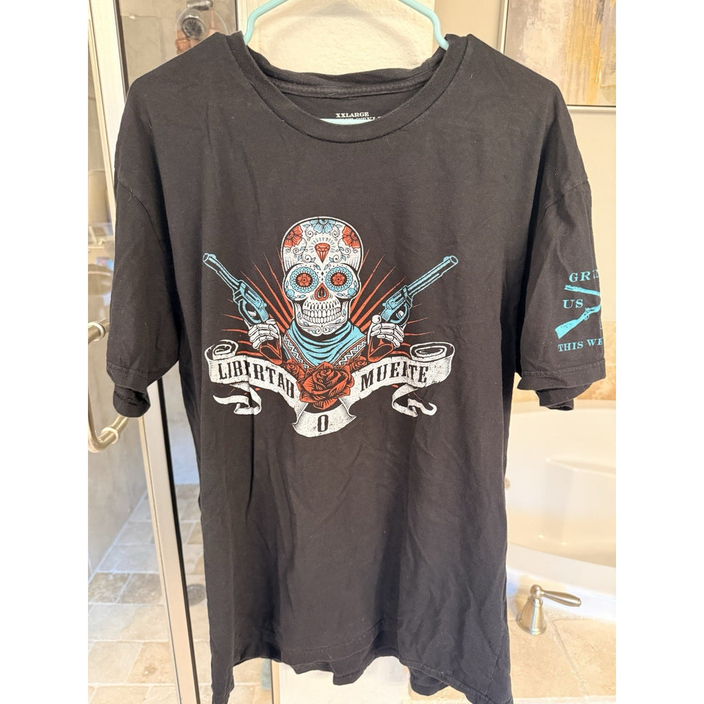 Grunt Style T Shirt Bundle XL Skull Libertad Muerte + Killing Shirt Graphic Lot