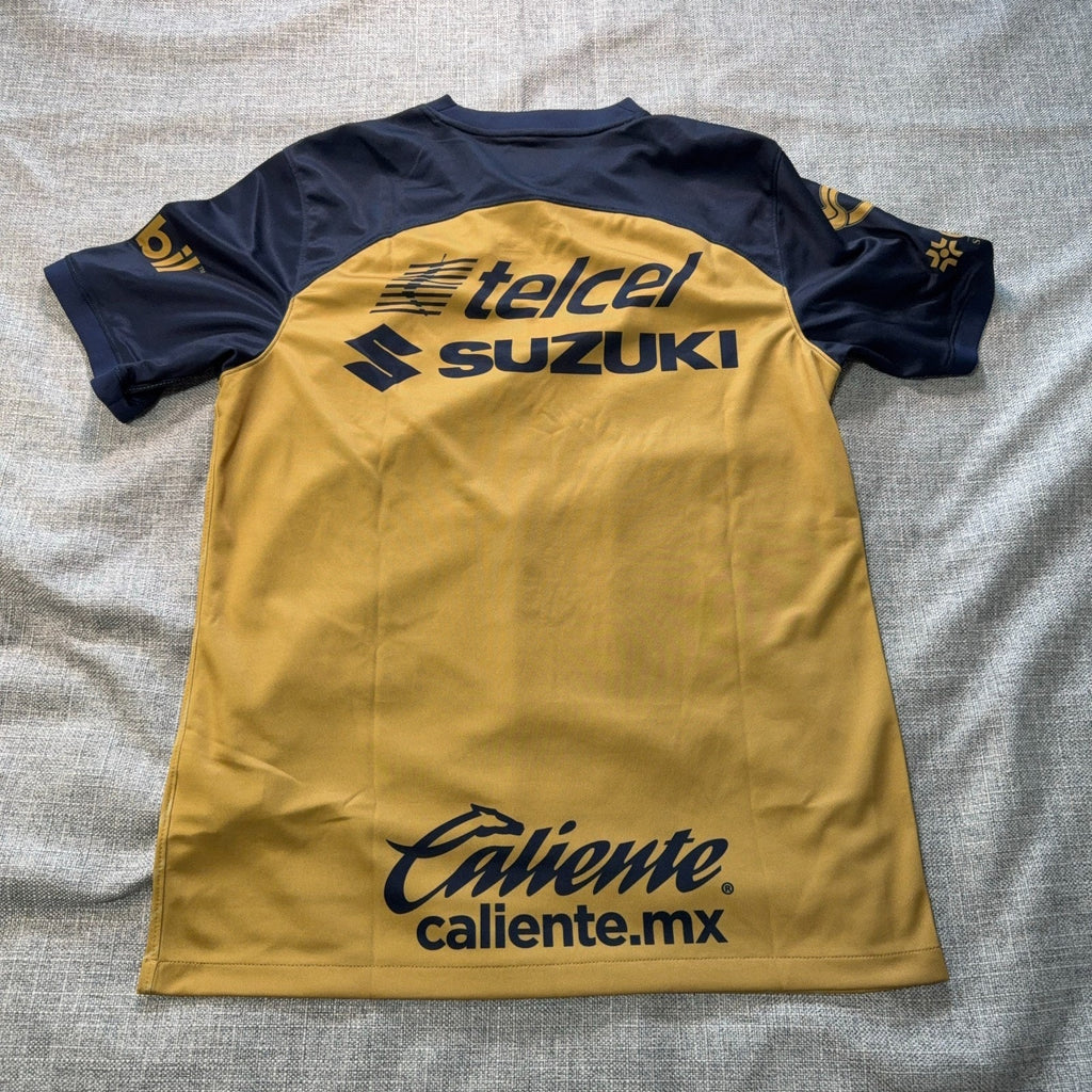 Nike Pumas UNAM 2022/23 Away Jersey Men M Gold Navy Liga MX DJ7683-711 Category