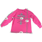 Christian Faith Way Maker Miracle Worker Pink Long Sleeve Shirt Women