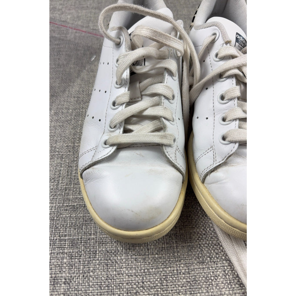 adidas Stan Smith White Zebra Women’s 6 Leather Sneakers B26590 Animal Print