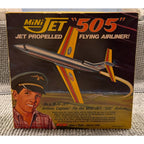 1970 Victor Stanzel Mini Jet 505 ZOOM Jet Propelled Airliner Toy Plane Boxed