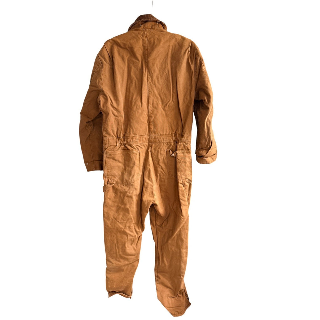 Vintage Walls Blizzard Pruf Coveralls Mens XL Tall Brown Duck Insulated USA