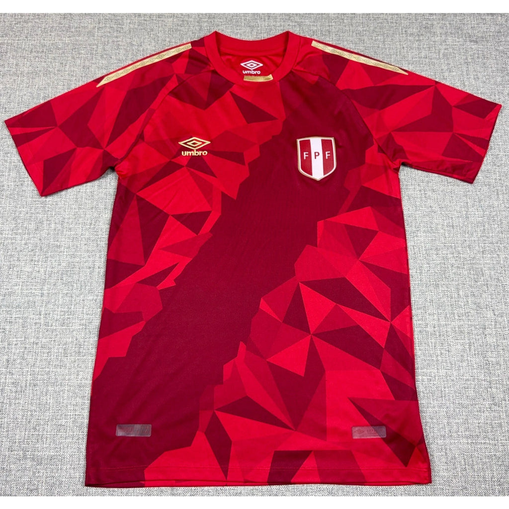 2018 Umbro Peru FPF World Cup Third Jersey Men's M Red Limited Edition