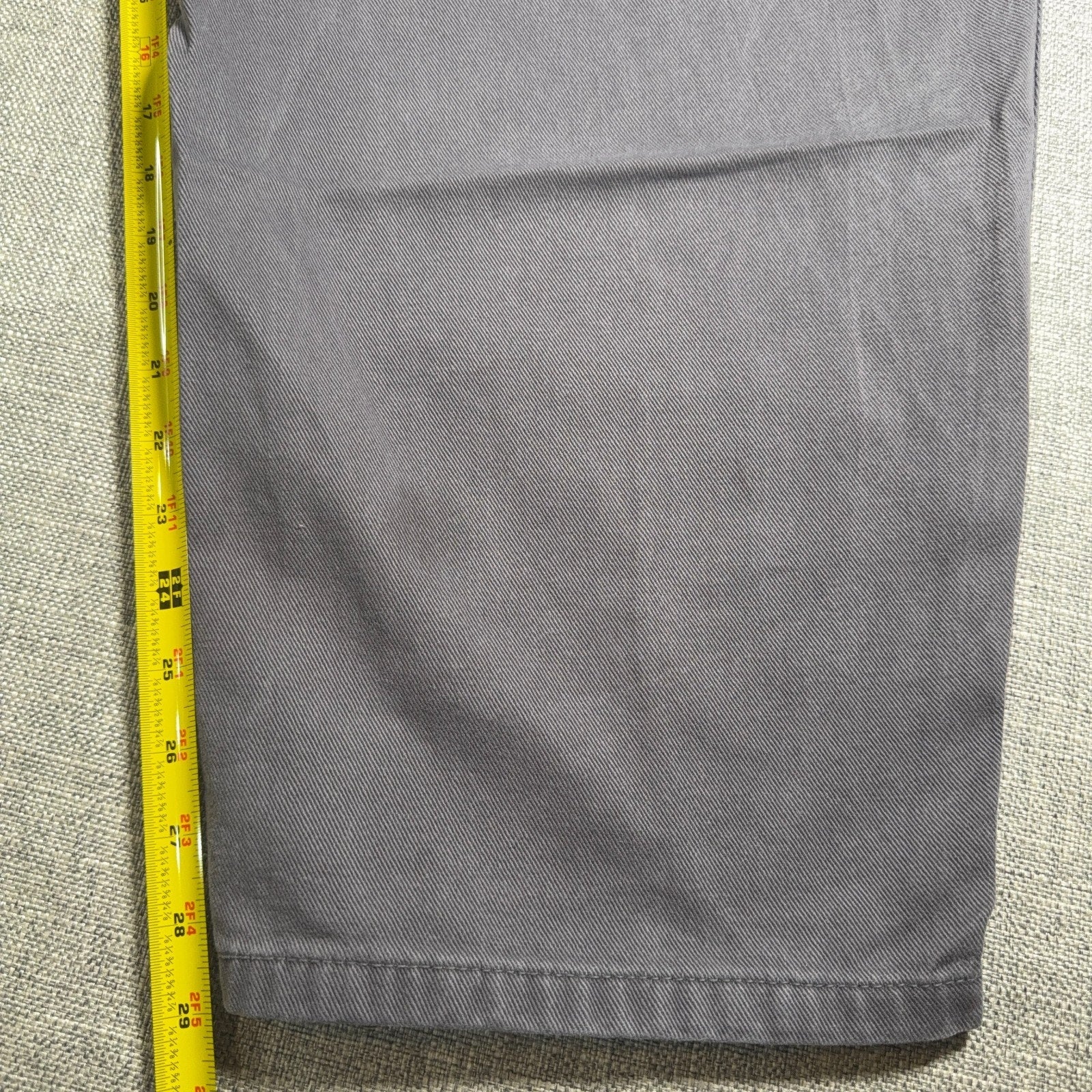 Zara Mens Gray Barrel Leg Jeans 34 Wide Tapered Distressed Frayed Hem