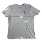 Elvis Andrus Texas Rangers T Shirt Mens XL Gray 47 Brand MLB Baseball #1 Graphic