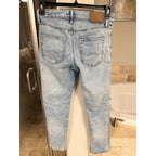 American Eagle AirFlex+ Slim Straight Jeans Men’s 29x32 Light Wash Stretch Denim