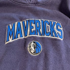 Dallas Mavericks Adidas Hoodie Blue NBA Pullover Sweatshirt No Size Tag Fits S