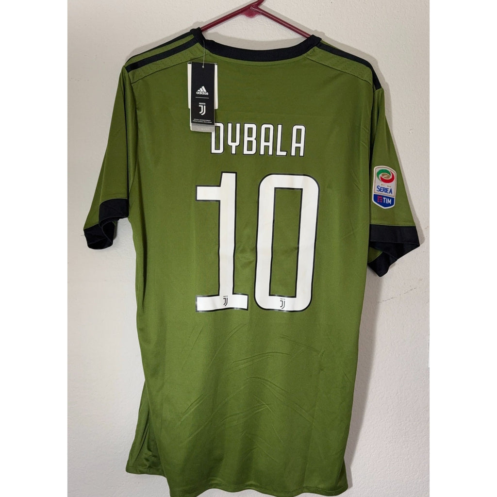 Juventus Dybala 10 Jersey XL Adidas 2017/18 Third Kit Serie A Patch NWT Soccer