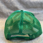 Lucky Green White Trucker Hat Mesh Snapback Nissun Rope Foam Front Adult