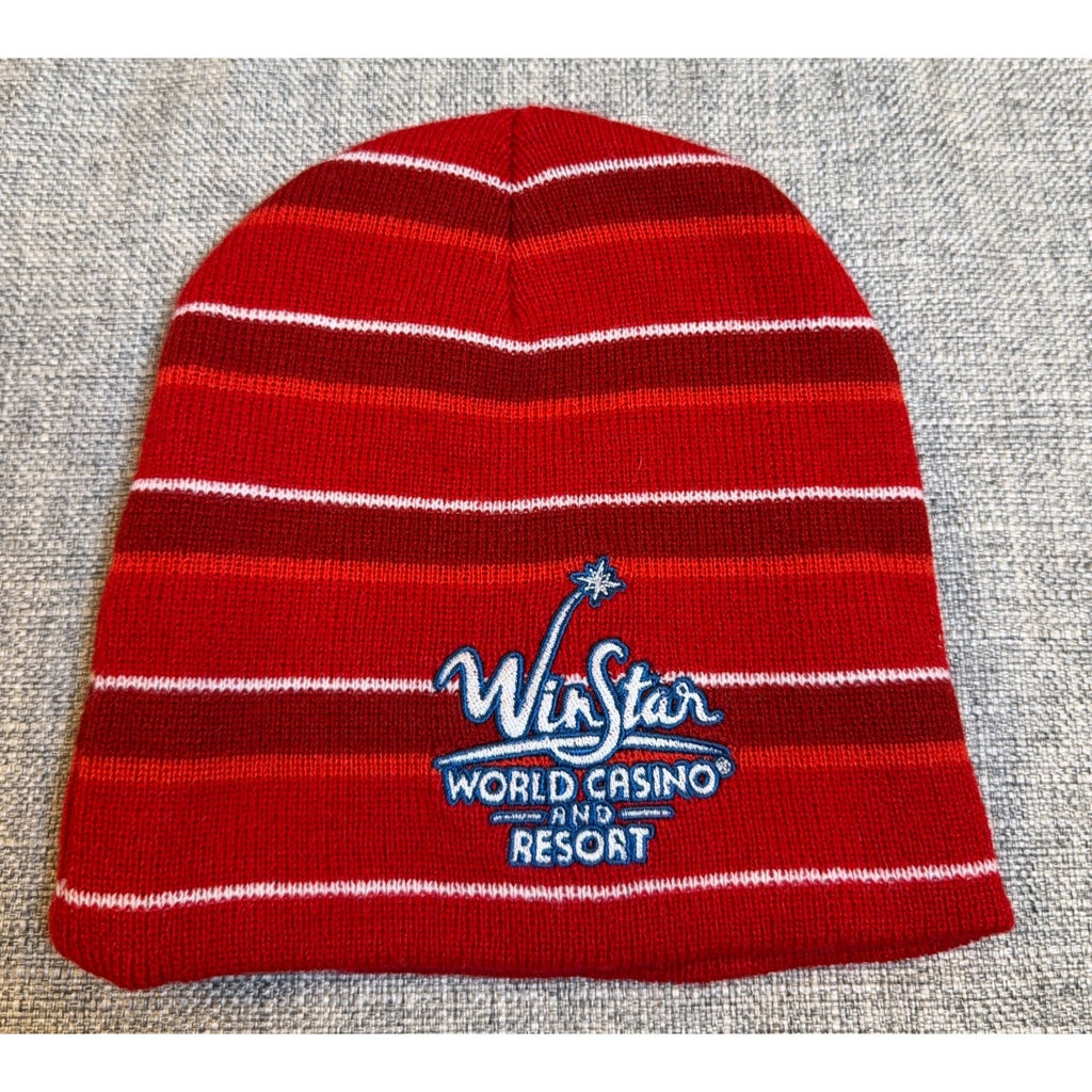 FC Dallas Red Striped Beanie Hat WinStar World Casino OTTO MLS