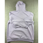 The Simpsons Homer Simpson Hoodie Mens Lavender Embroidered Pullover 22x27.5