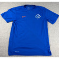 Nike Boise State Broncos Dri-FIT Shirt Mens M Blue NCAA Football Swoosh