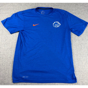 Nike Boise State Broncos Dri-FIT Shirt Mens M Blue NCAA Football Swoosh