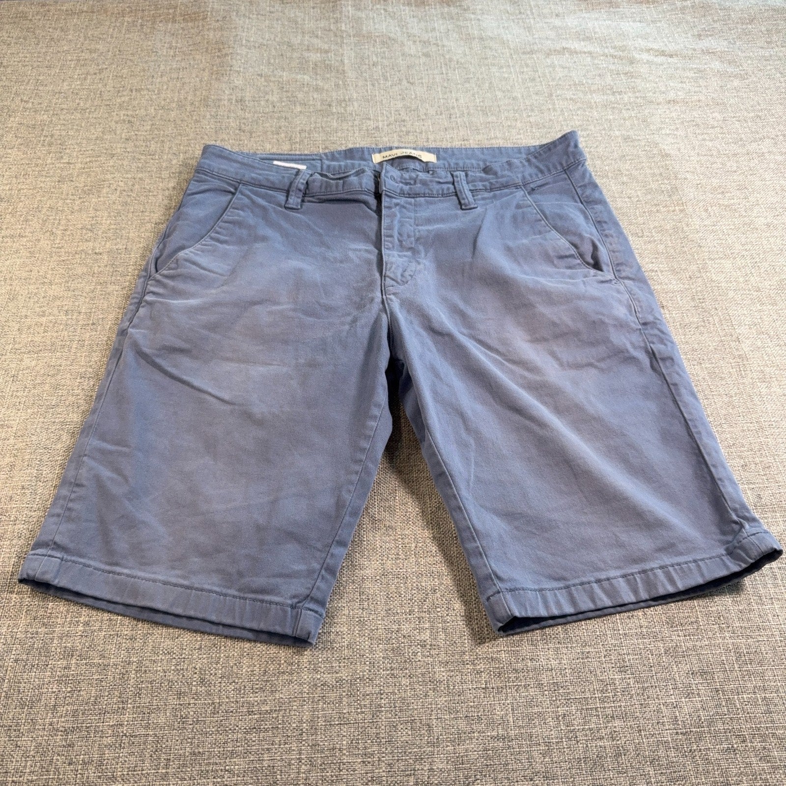 Mavi Jacob Men’s Shorts Lot 2 Pair Size 34 Blue Stretch Chino Cotton Casual