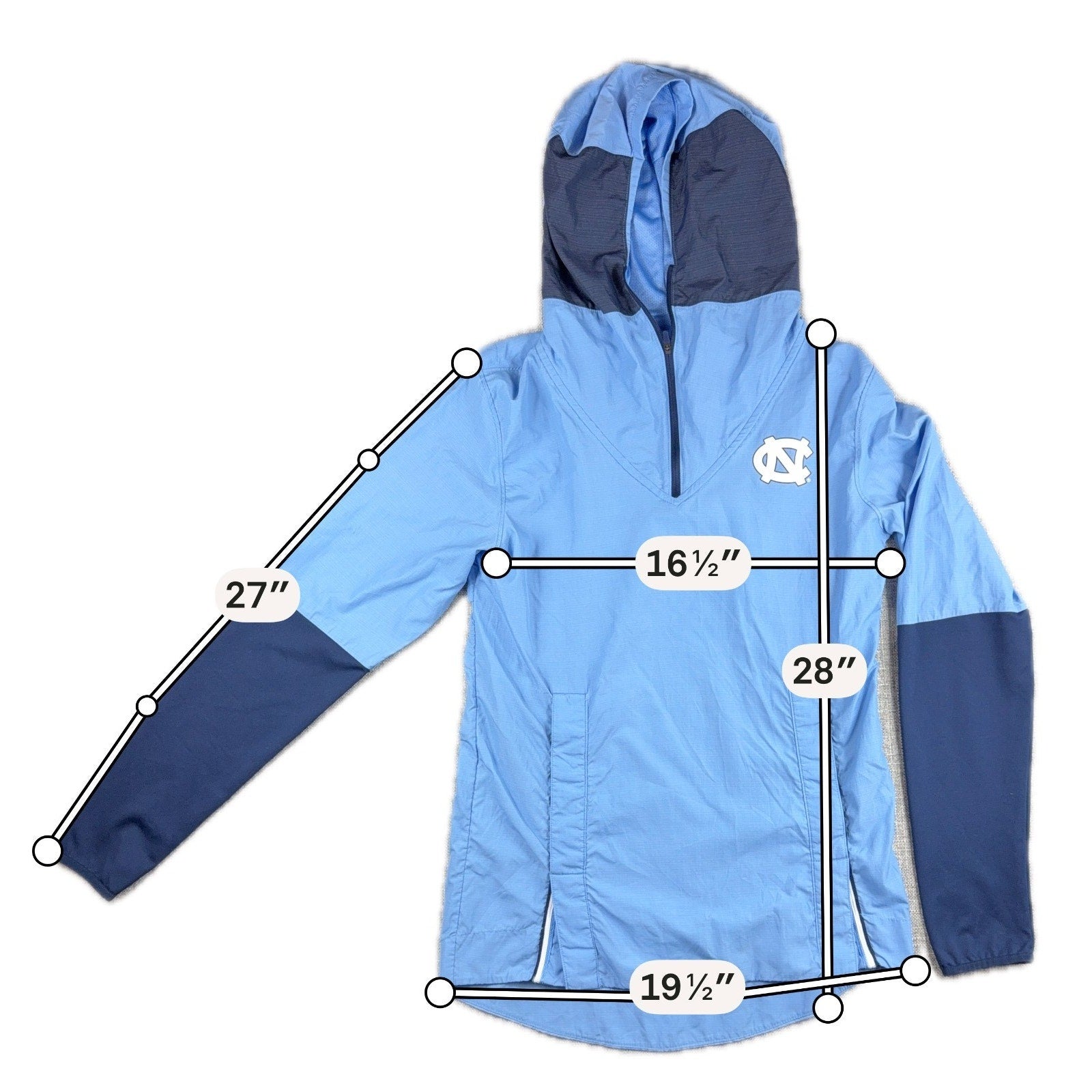 UNC Tar Heels Softball Nike Player Issued Jacket Kiannah Pierce #16 XS On Field