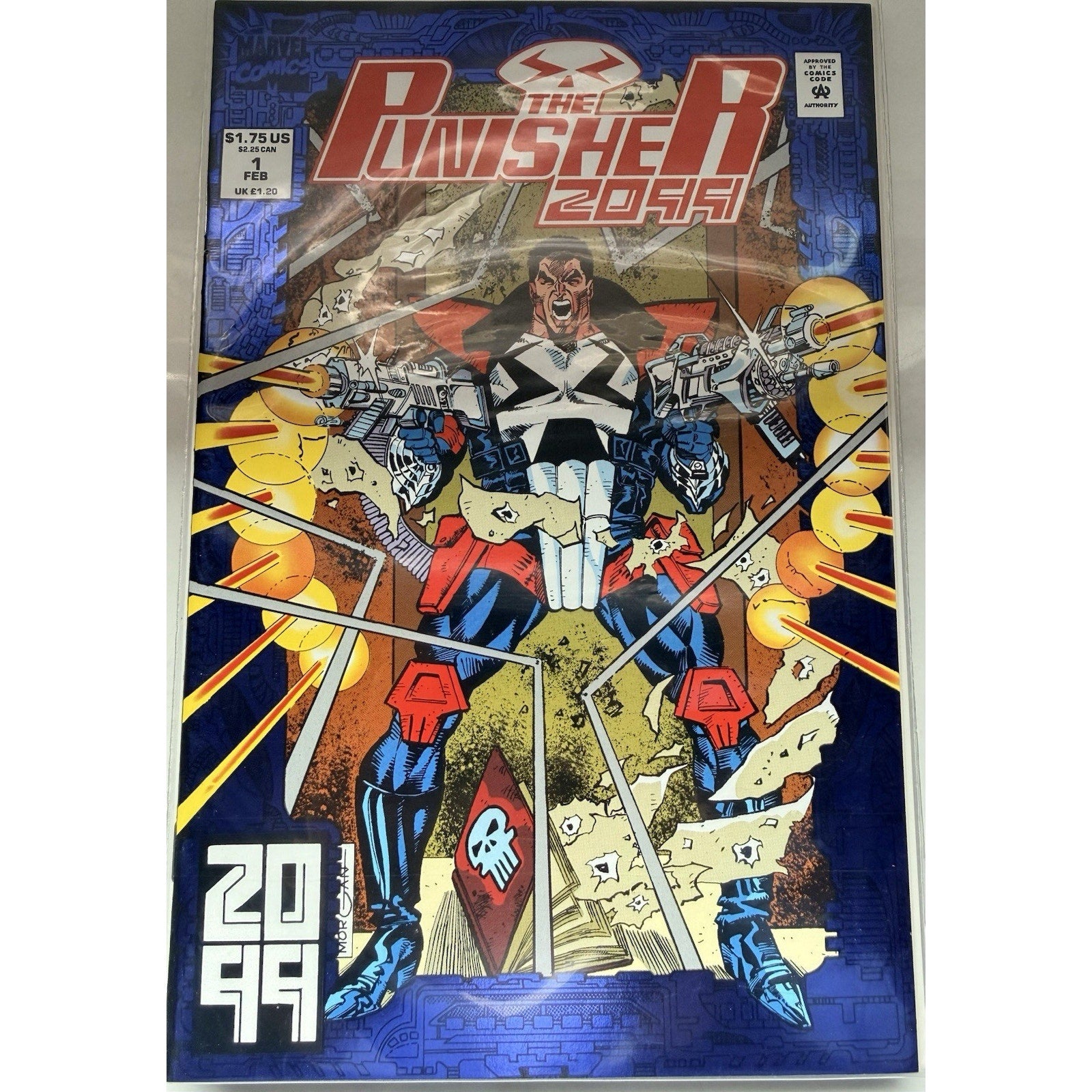 Punisher Comic Lot Marvel War Journal + 2099 Anti Hero VF/NM 90s Action Run